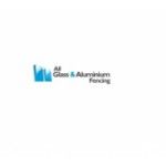 All glass and aluminium fencing, Ormeau, logo