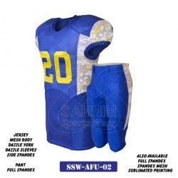 Sublimated American Football Uniform Sublimated American Football Uniform