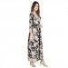 Black Cotton Floral Print Anarkali Kurta - Black Cotton Anarkali Kurta