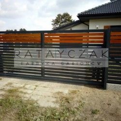 Modern metal fences