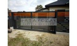 Modern metal fences