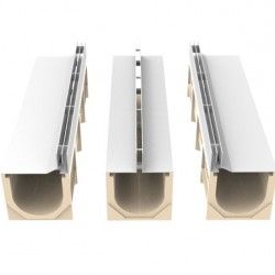 Trench Drain With Slot Cover-U200