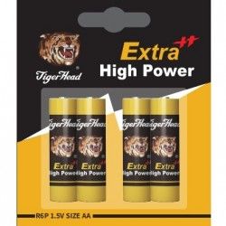 Tiger Head R6P AA Carbon Zinc Batteries Extra High Power Batteries 0% Mercury 1.5V
