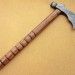 Handmade Damascus Steel Smoking Axe Hatches.