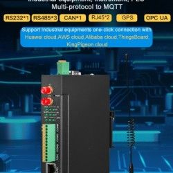 Industrial Automation PLC to MQTT Protocol Conversion IoT Gateway