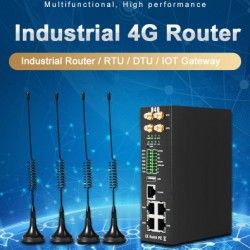 2DIN+2DO+4AI Industrial 4G lte Modbus to MQTT RTU Edge Router