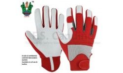 CE Approved Leather Mechanics Work Gloves