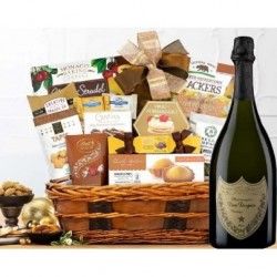 Champagne gift basket